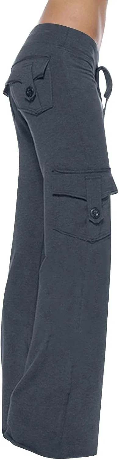 Джинсы карго Wide Leg с карманами, Dark Gray#3