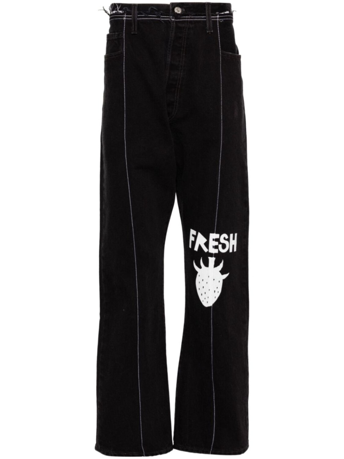 

Джинсы с графичным принтом WESTFALL, черный