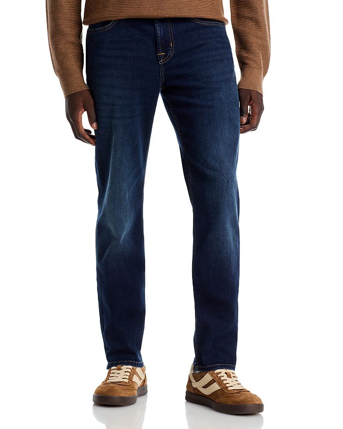 

Узкие прямые джинсы Slimmy 7 For All Mankind, синий