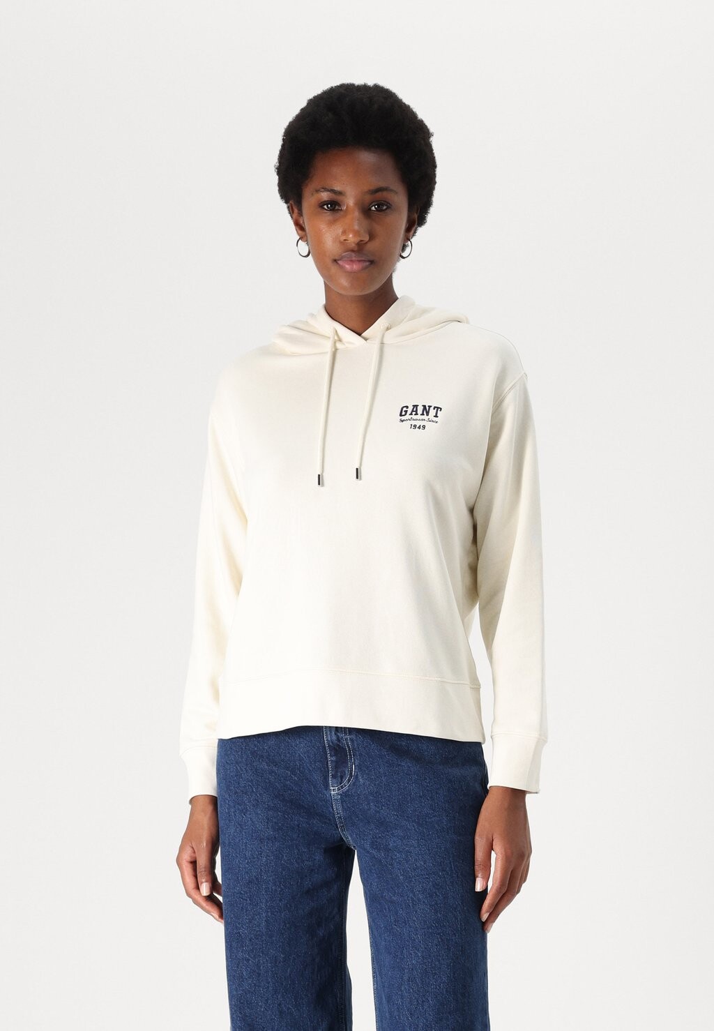 

Толстовка SMALL GRAPHIC HOODIE GANT, кремовый