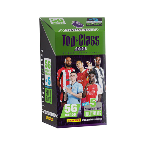 

Карточная игра Premier League Top Class 2025 Trading Cards Blaster Box