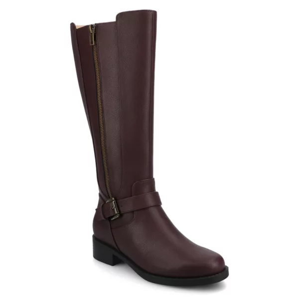 Женские сапоги Yasmina с пряжкой Journee, цвет oxblood