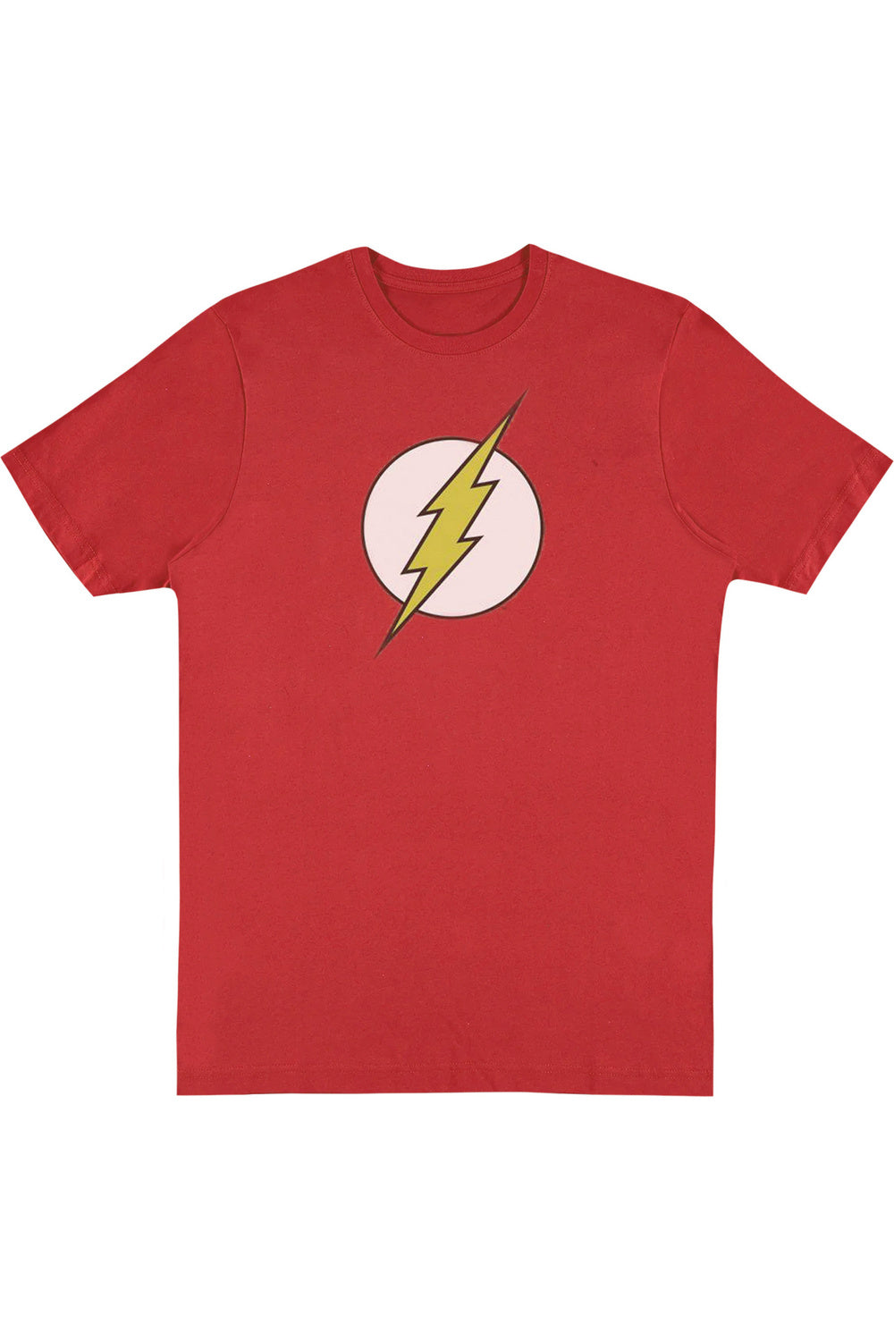 

DC Comics Flash Flash Logo футболка для взрослых Heather Gildan, красный