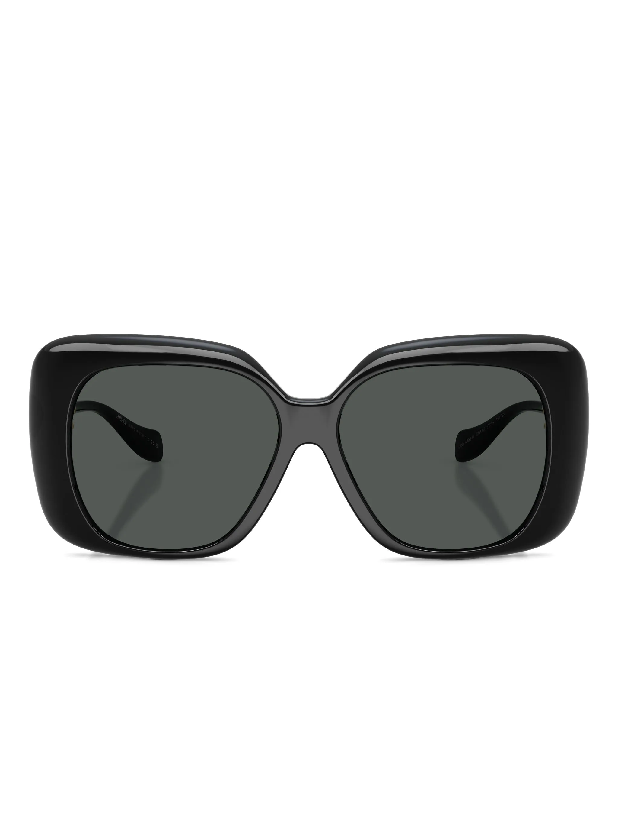 

Солнцезащитные очки в квадратной оправе с декором Medusa Versace Eyewear, черный