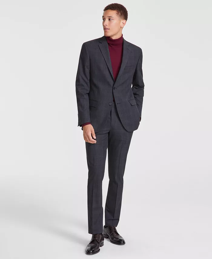 

Мужской костюм Modern-Fit Nested DKNY, серый