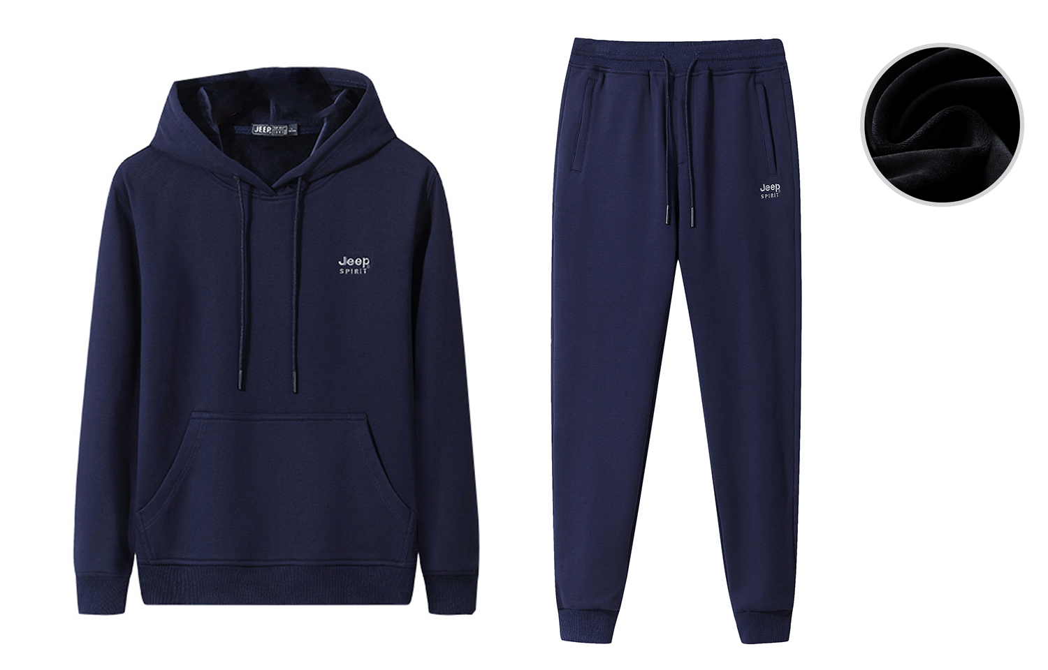 

Комплект свитшотов на осень, зиму unisex JEEP SPIRIT, темно-синий