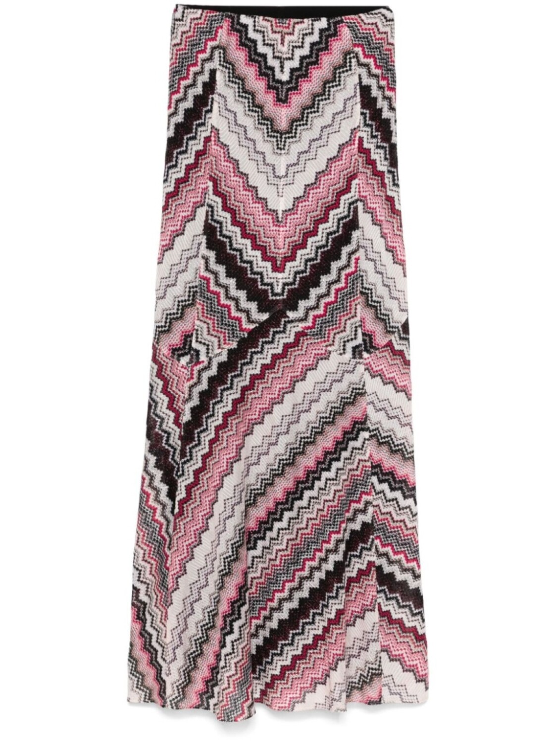 

Missoni юбка макси с узором зигзаг, черный