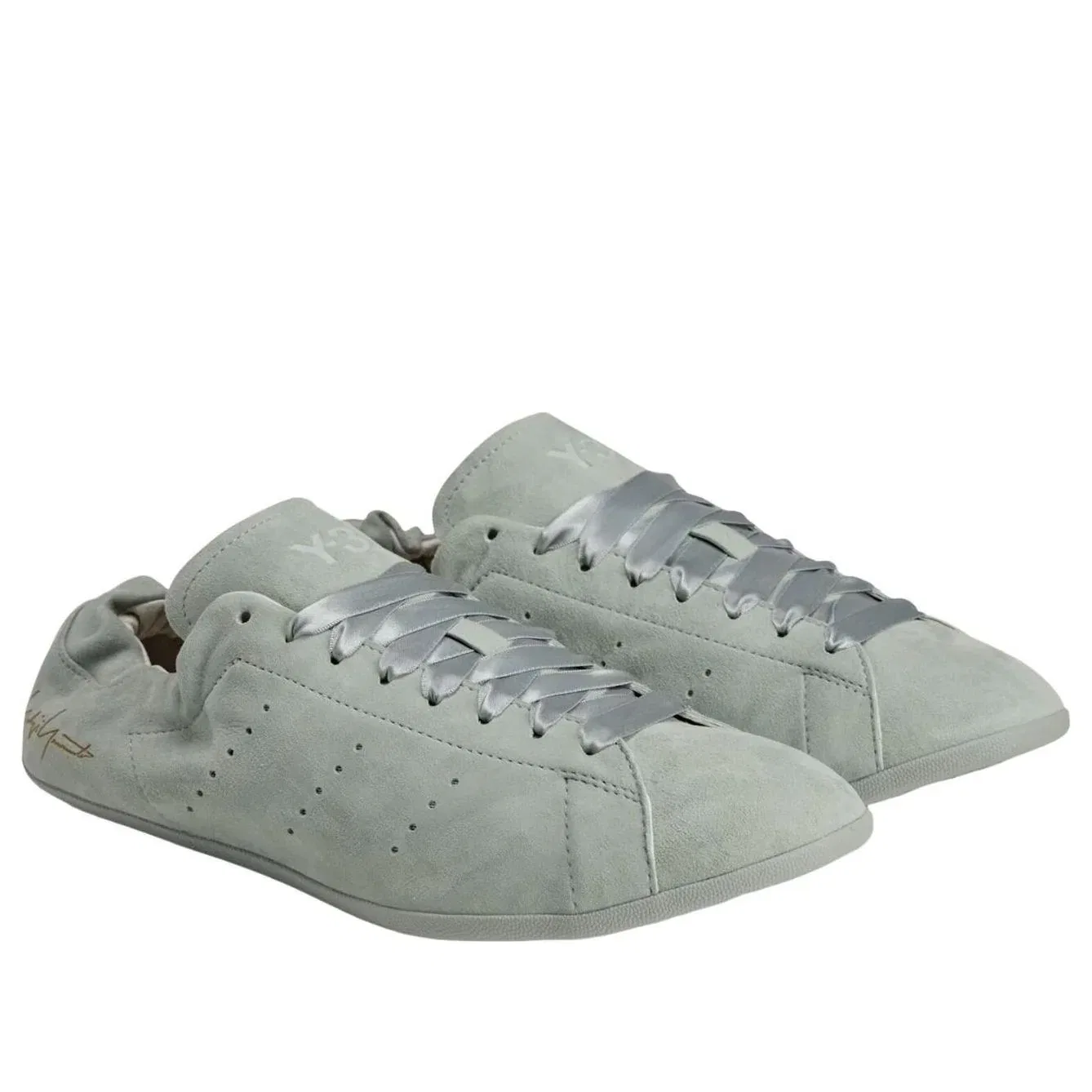 Кроссовки Adidas Y-3 Stan Smith Lo Pro 'Wonder Sage Off White' KI3473, бежевый — фото 2