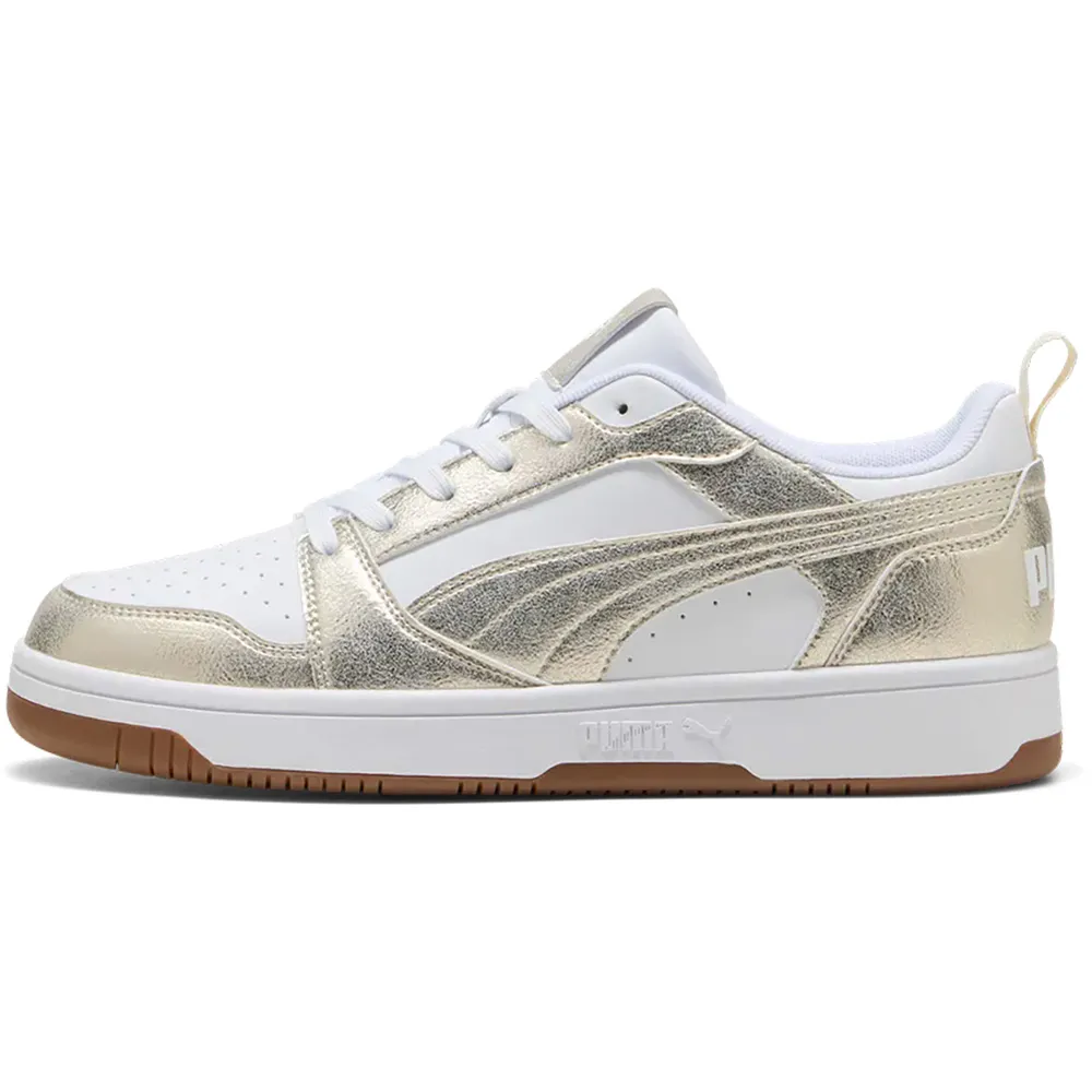 Кроссовки Puma Rebound V6 Metallic Whisper, белый — фото 3