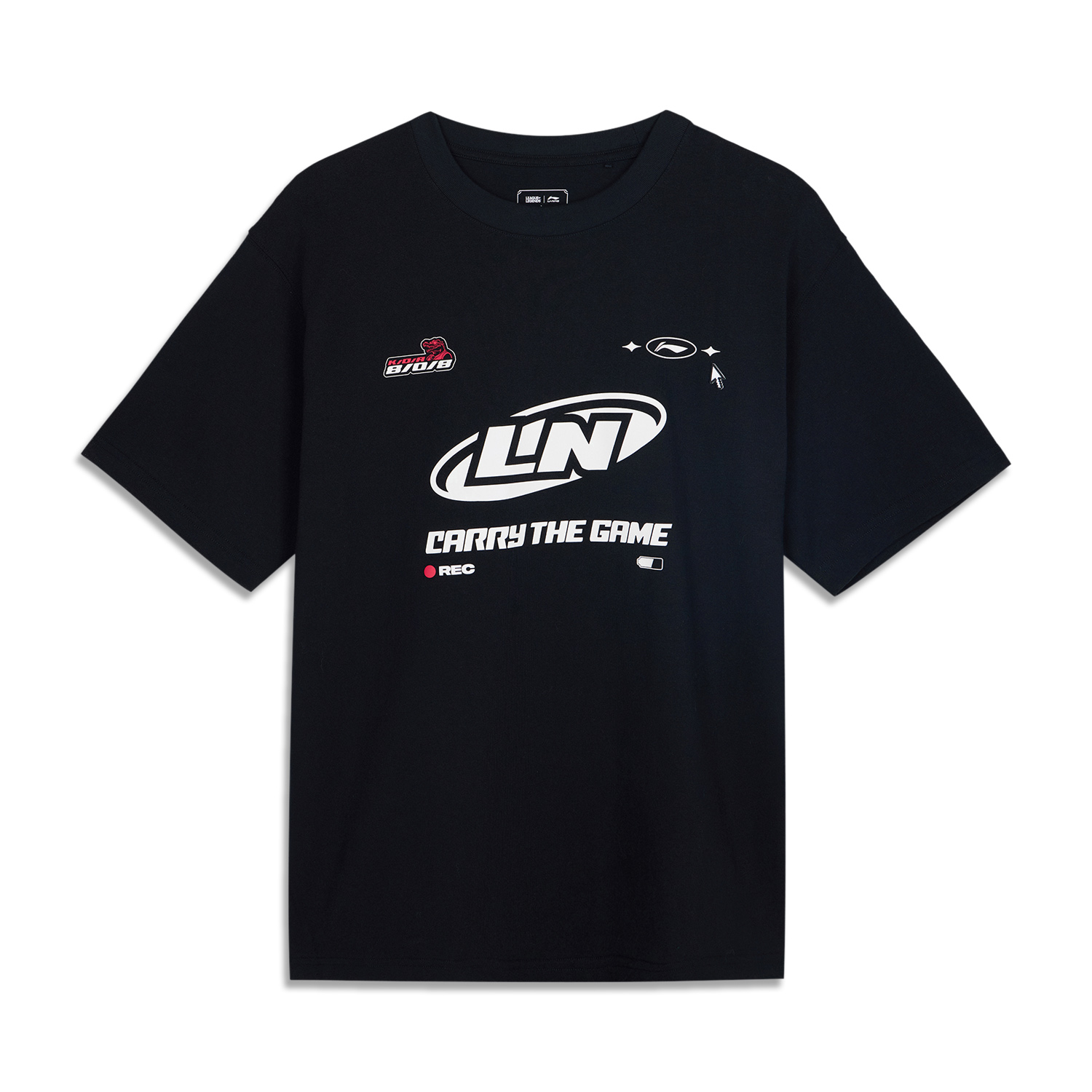 

LINING Футболка Unisex Black/Front Middle Large Image, Черный, LINING Футболка Unisex Black/Front Middle Large Image