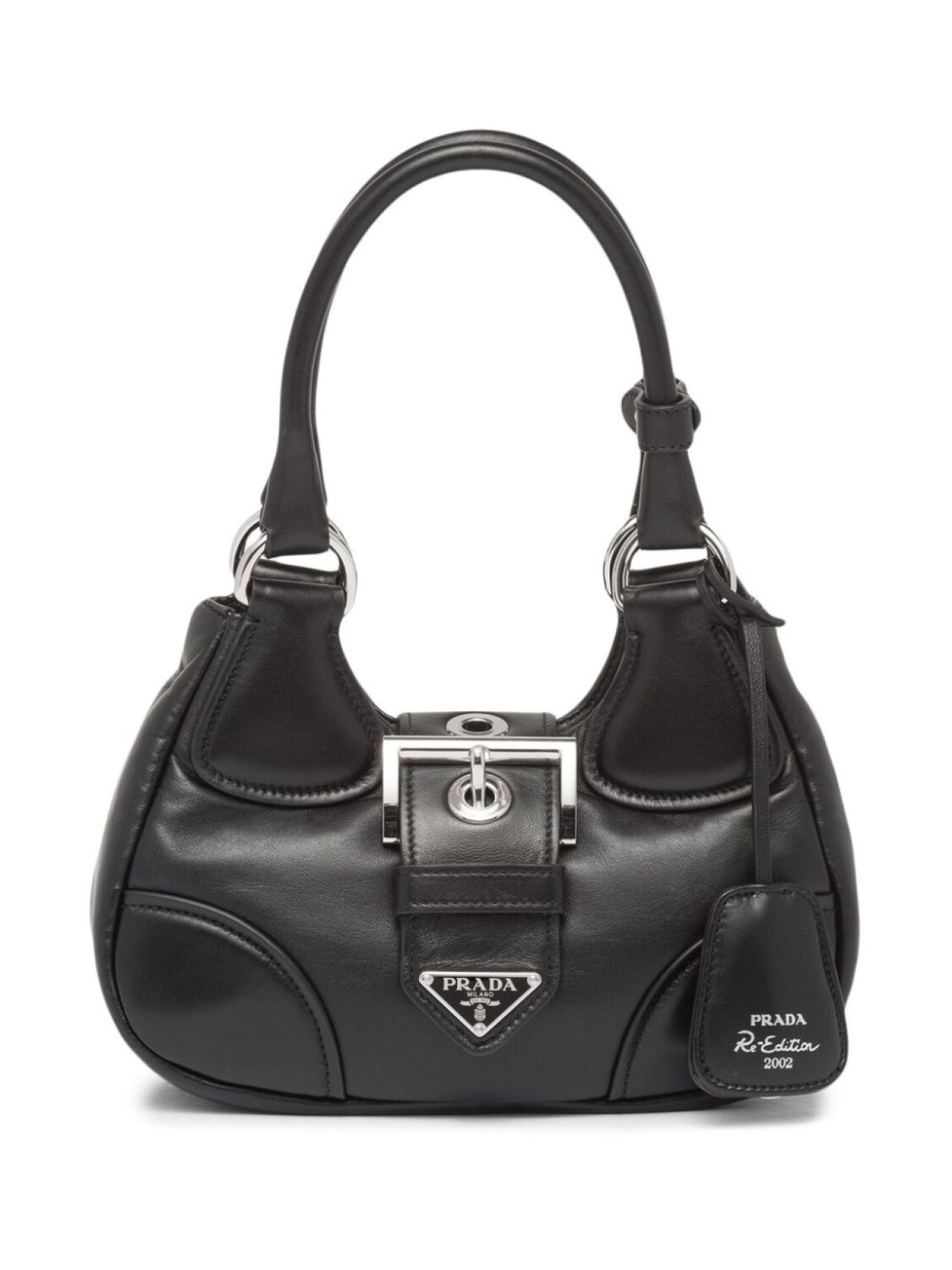 

Мини-сумка Prada Moon из кожи наппа, черный