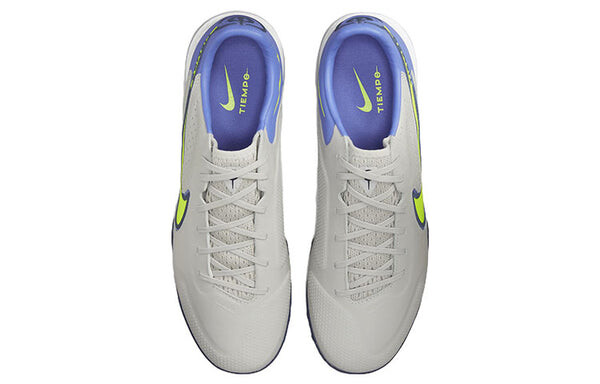 Кроссовки Nike React Legend 9 Pro TF Turf Soccer Shoes Grey/Yellow, серый — фото 4