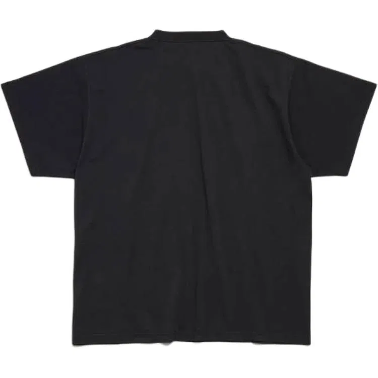 Футболка свободного кроя Balenciaga Black — фото 3