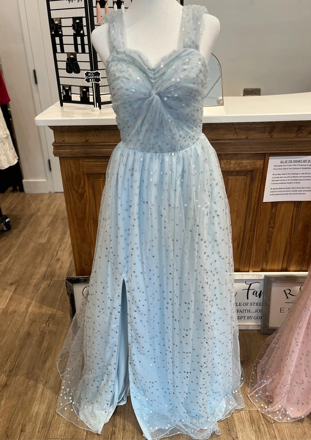 

Женское вечернее платье Charlotte в небесно-голубом цвете Aleta