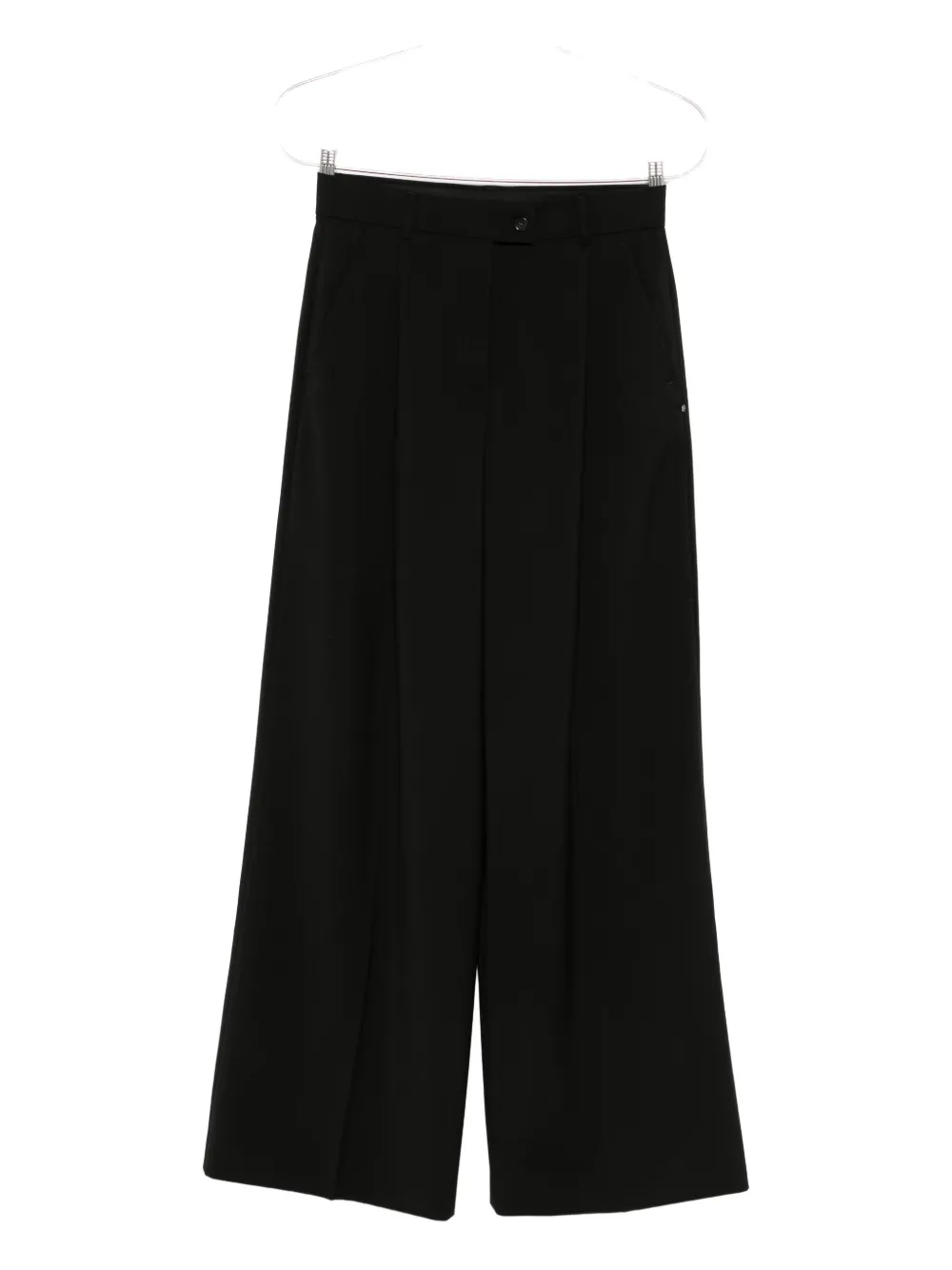 

Плиссированные брюки широкого кроя SPORTMAX, черный