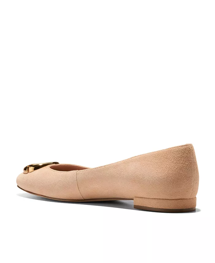 Женские балетки Skylar Cole Haan, коричневый/бежевый — фото 4