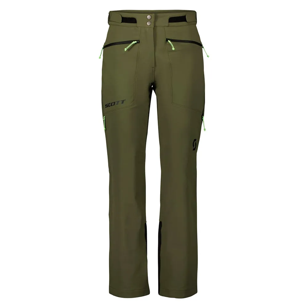 

Брюки Scott Explorair Softshell, зеленый