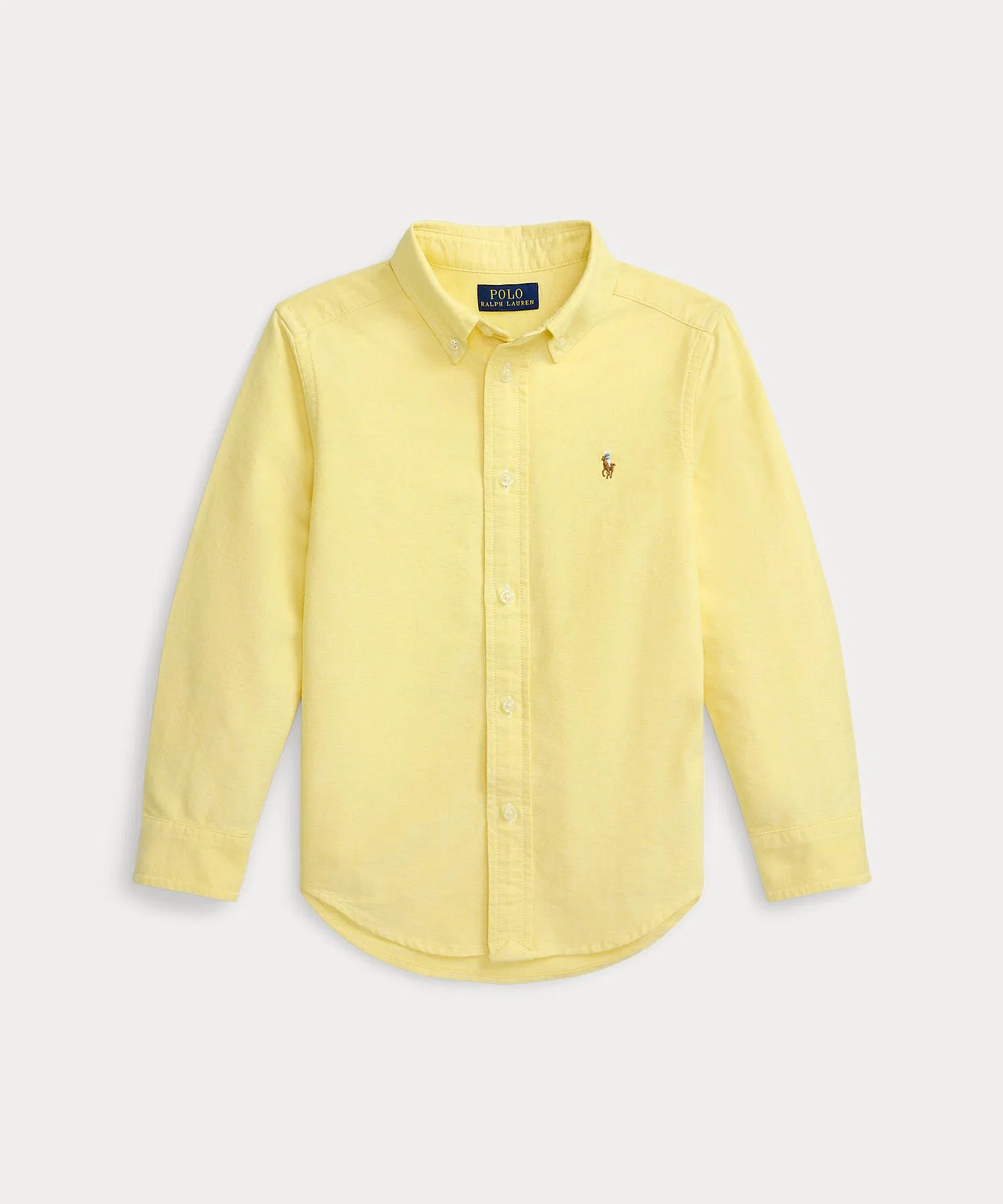 Детская рубашка Polo Ralph Lauren из хлопка — фото 2