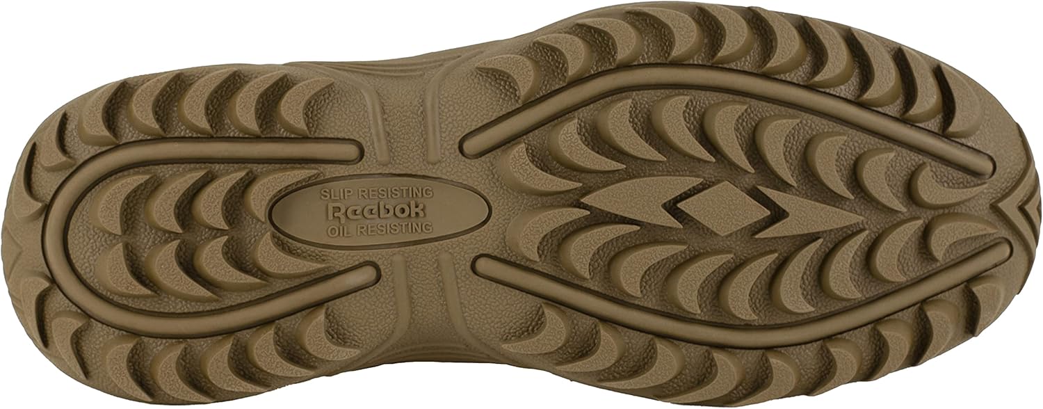 Мужские тактические ботинки Reebok Rb8694 Rapid Response с композитным носком, 15 см, боковая молния, пустынный тан, военные и тактические ботинки, Coyote — фото 4
