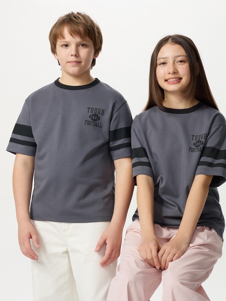 

Футболка airism cotton crew neck с круглым вырезом Uniqlo, цвет 07 серый