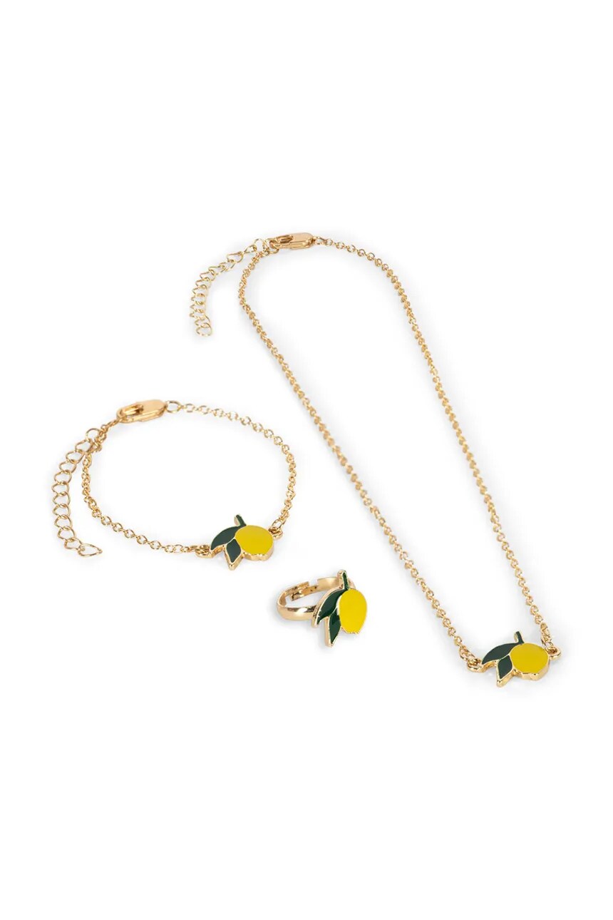 

Детский комплект украшений LEMON JEWELRY SET Konges Sløjd, золотой