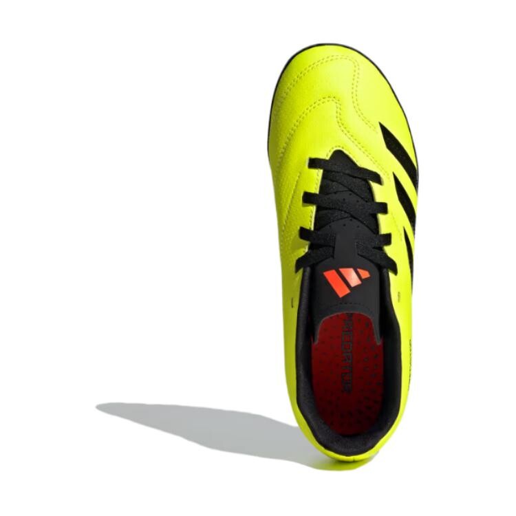 Predator CLUB Детские футбольные бутсы детские низкие черные Adidas, желтый — фото 3