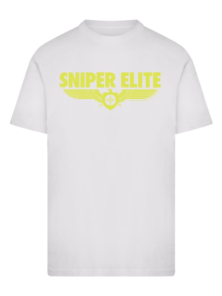 

Футболка Sniper Elite с желтым логотипом белого цвета F4NT4STIC, Желтый, Футболка Sniper Elite с желтым логотипом белого цвета F4NT4STIC