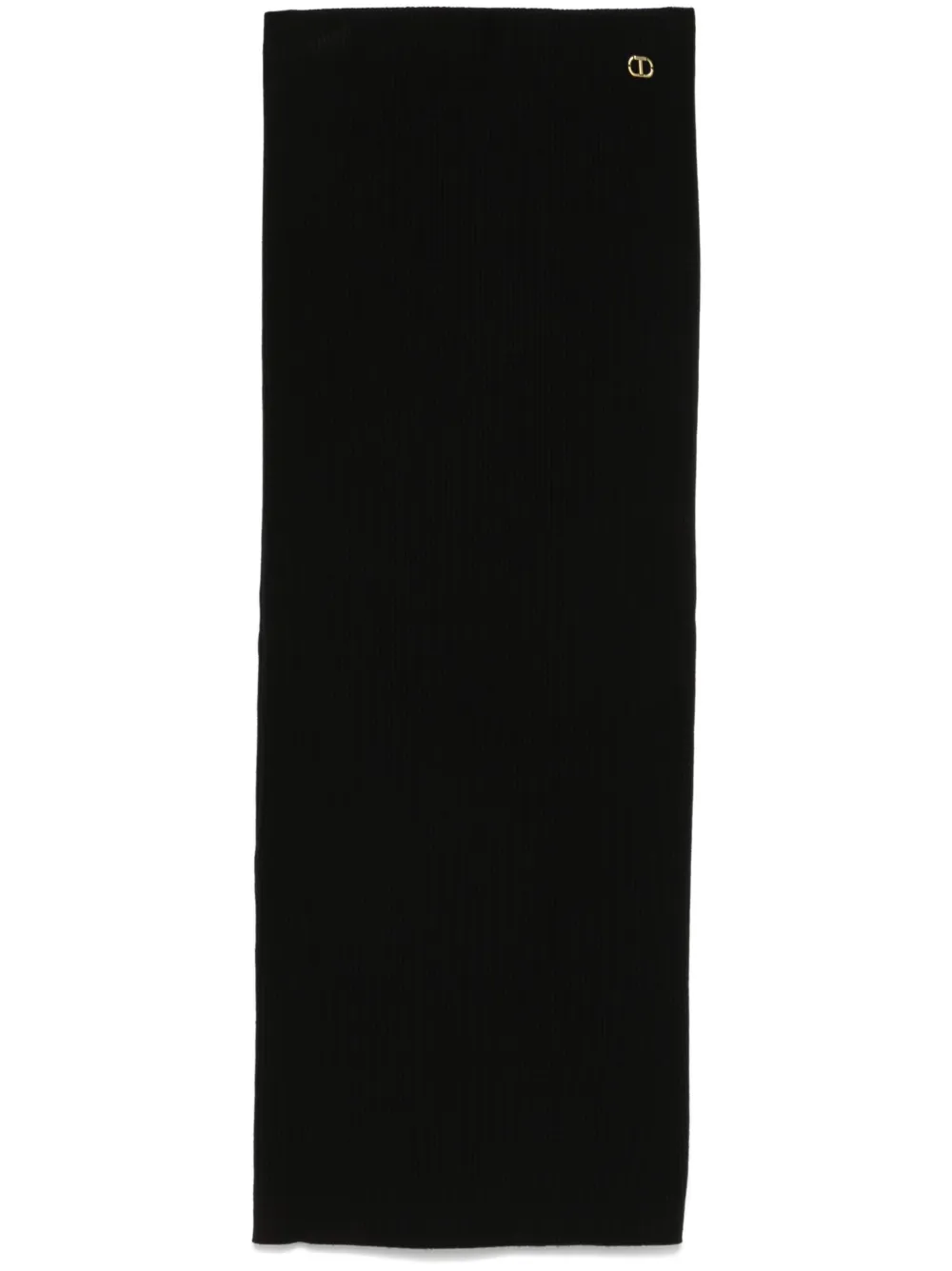 

Юбка миди в рубчик Twinset, черный