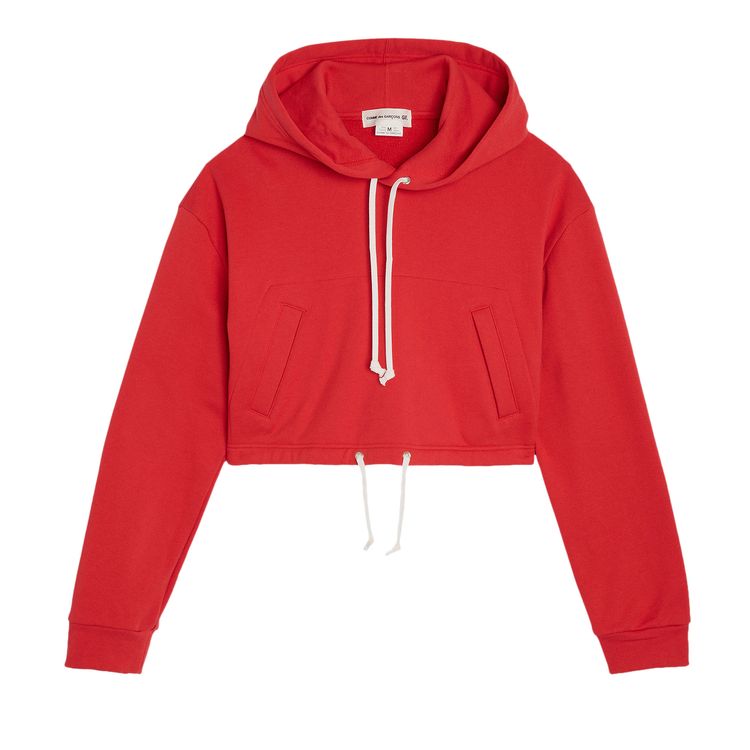 

Худи Comme des Garçons Girl Back Pile Hoodie 'Red', красный