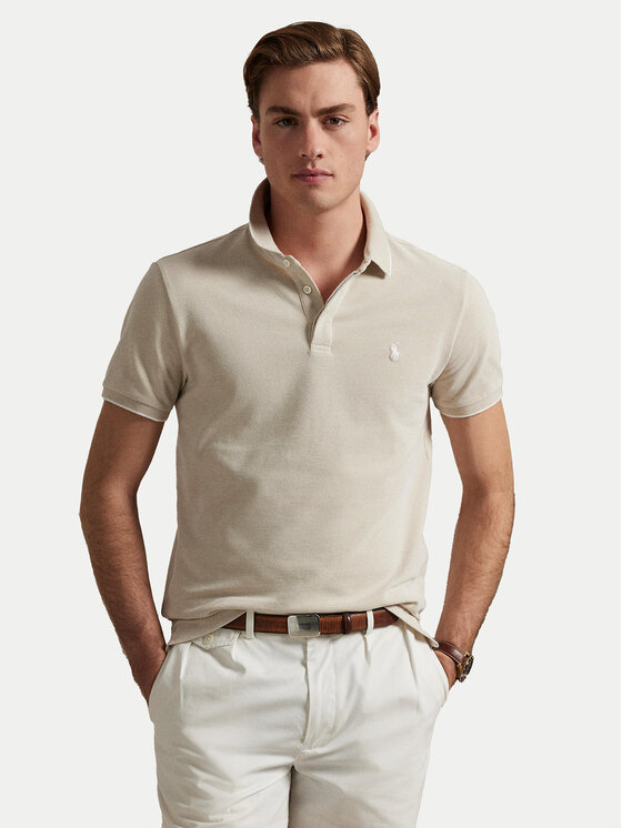 

Рубашка-Поло с завышенной талией 710963494002 Polo Ralph Lauren, бежевый