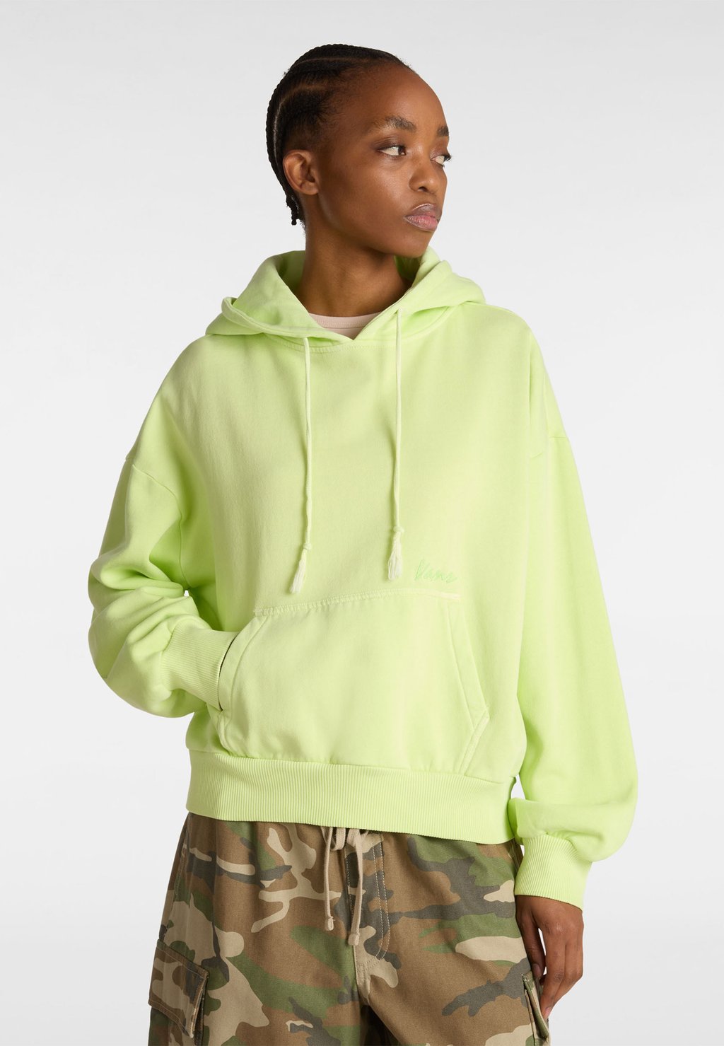

Толстовка Hoodie Vans, неоново-желтый