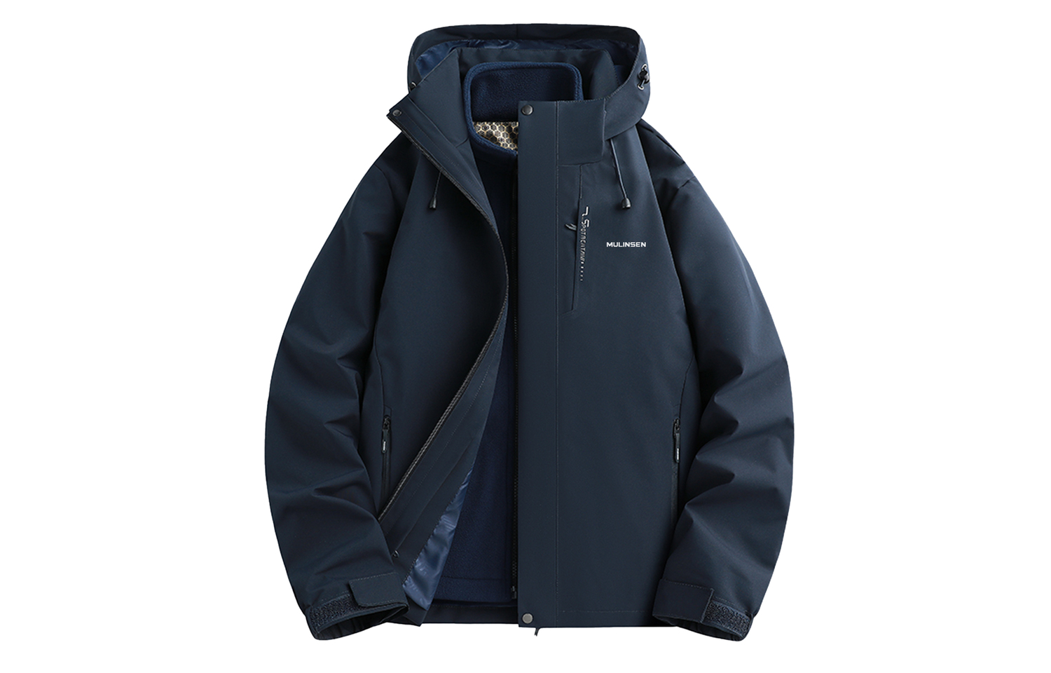 

Mulinsen Женская куртка абрикосовая, Dark Blue (with Liner) 3-in-1