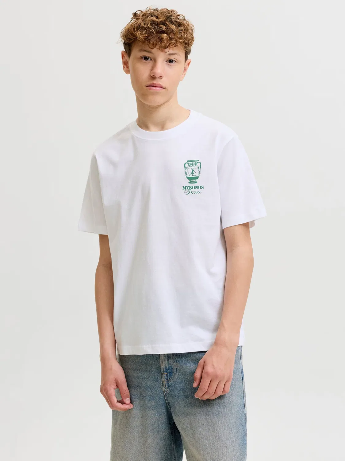Футболка Jack & Jones Junior, White — фото 4