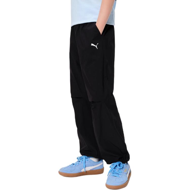 PUMA Вязаные спортивные штаны SS25 Black, для подростков — фото 4
