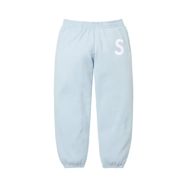 Спортивные штаны Supreme с логотипом S, синий