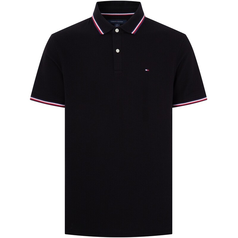 

Мужская рубашка-поло Tommy Hilfiger, цвет Black BEG