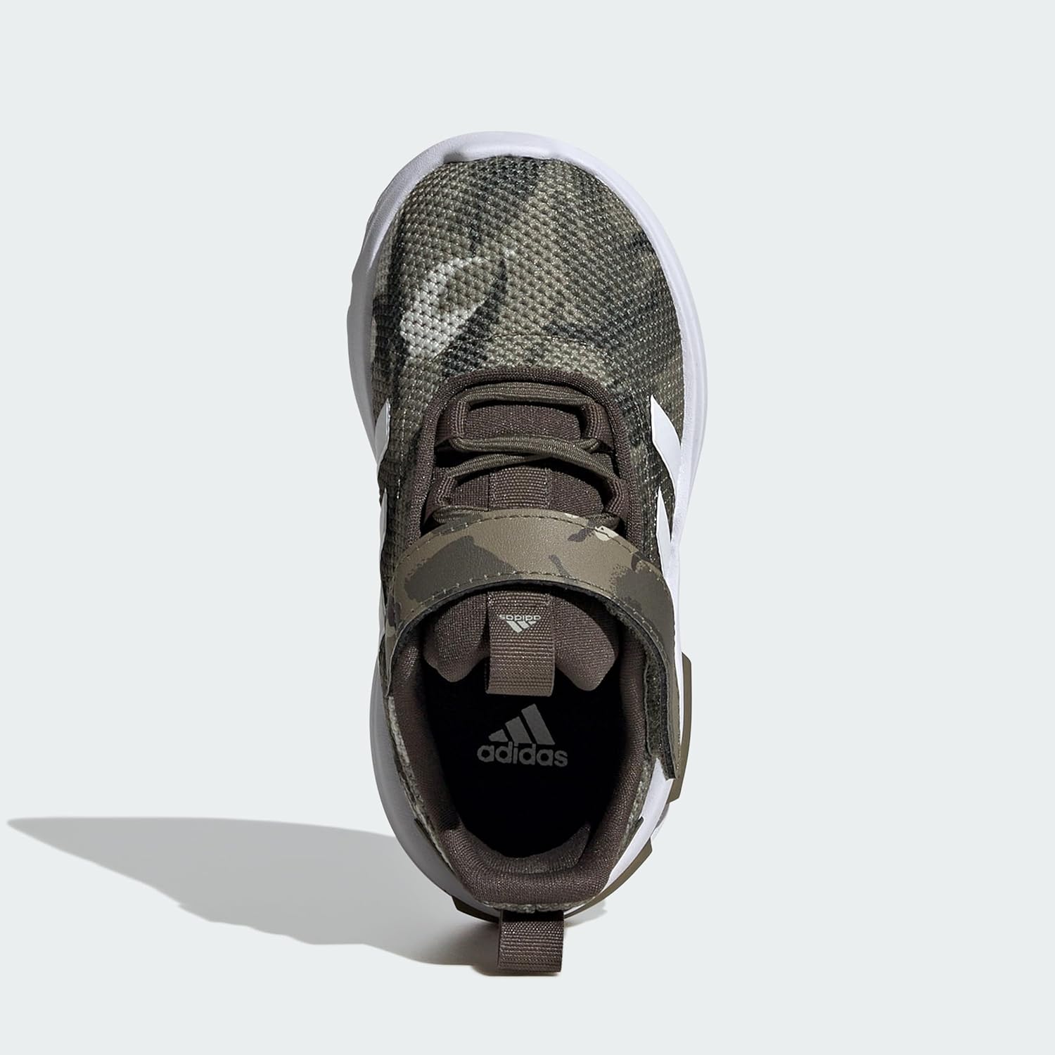 Кроссовки adidas Kids Racer Tr23, белый/оливковый — фото 4