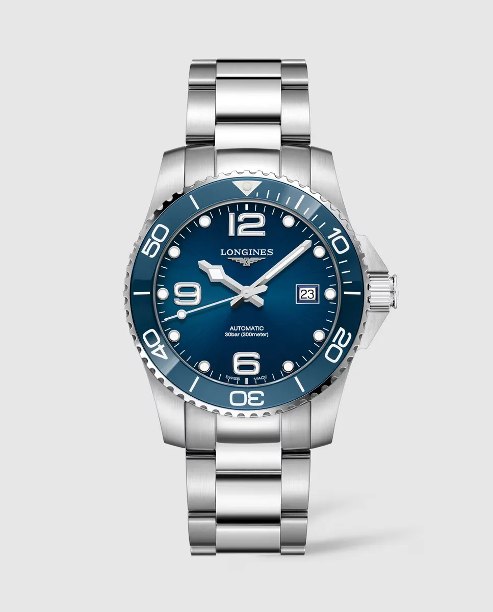 

Longines Hydro Conquest L3.781.4.96.6 стальные мужские часы, серебряный