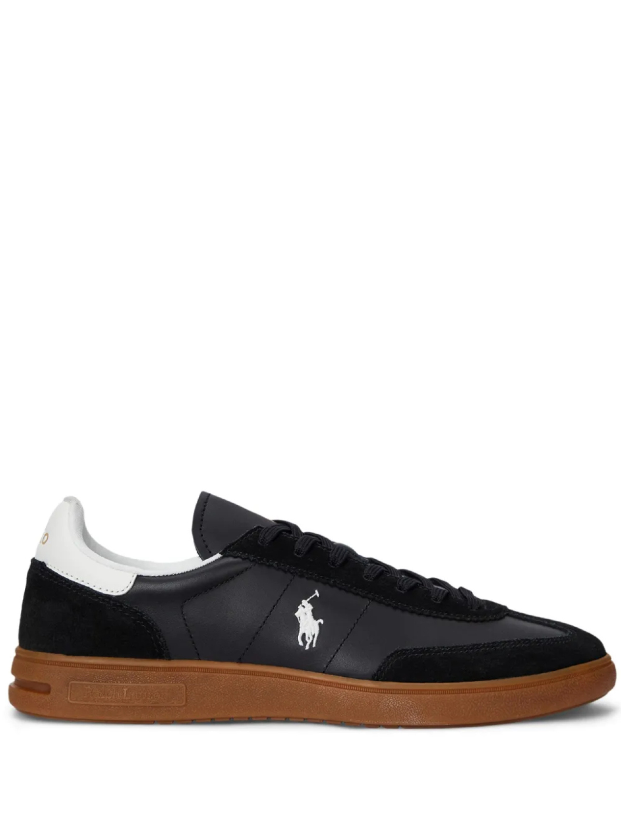 

Кожаные кроссовки Polo Ralph Lauren, черный