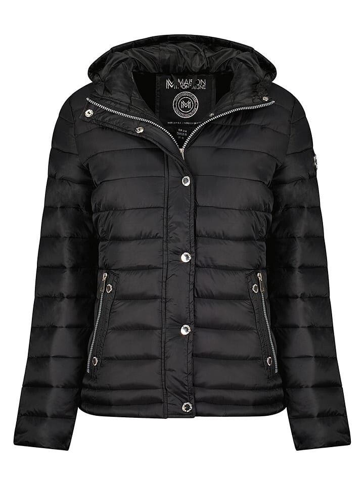 

Стеганая куртка Maison Montaigne Steppjacke Bubumai, черный
