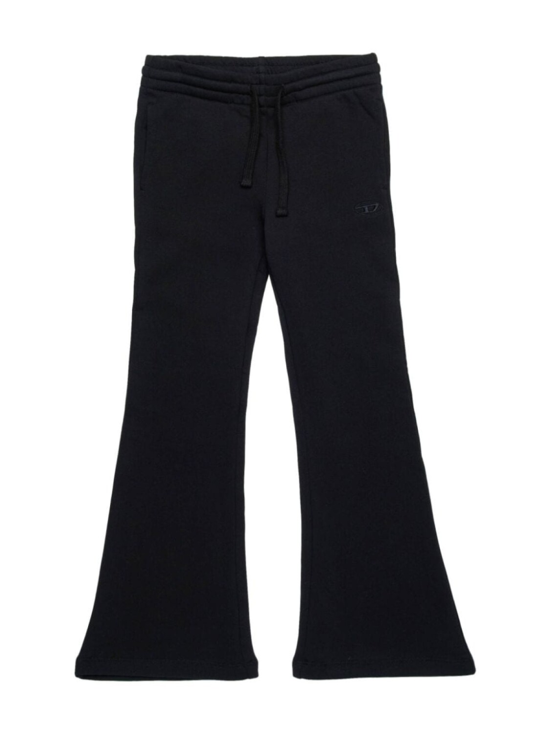 Diesel Kids расклешенные брюки Oval-D, черный