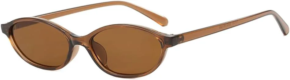 

Ретро-солнцезащитные очки в овальной оправе для женщин, леопардовый коричневый овальный солнцезащитный костюм, персонализированные модные очки для женщин KTUCN, Tea