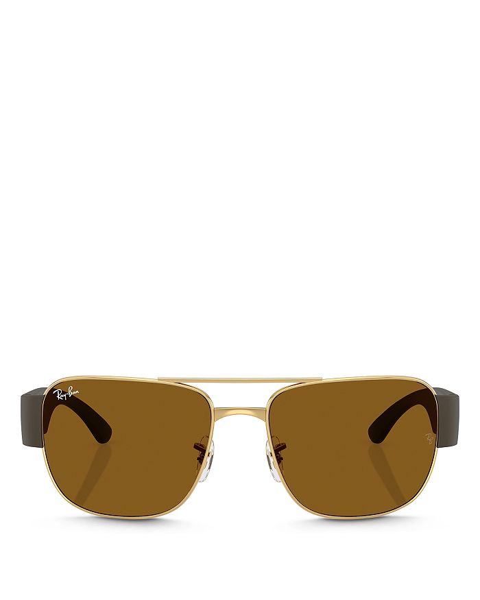 

Квадратные солнцезащитные очки, 56 мм Ray-Ban, серый