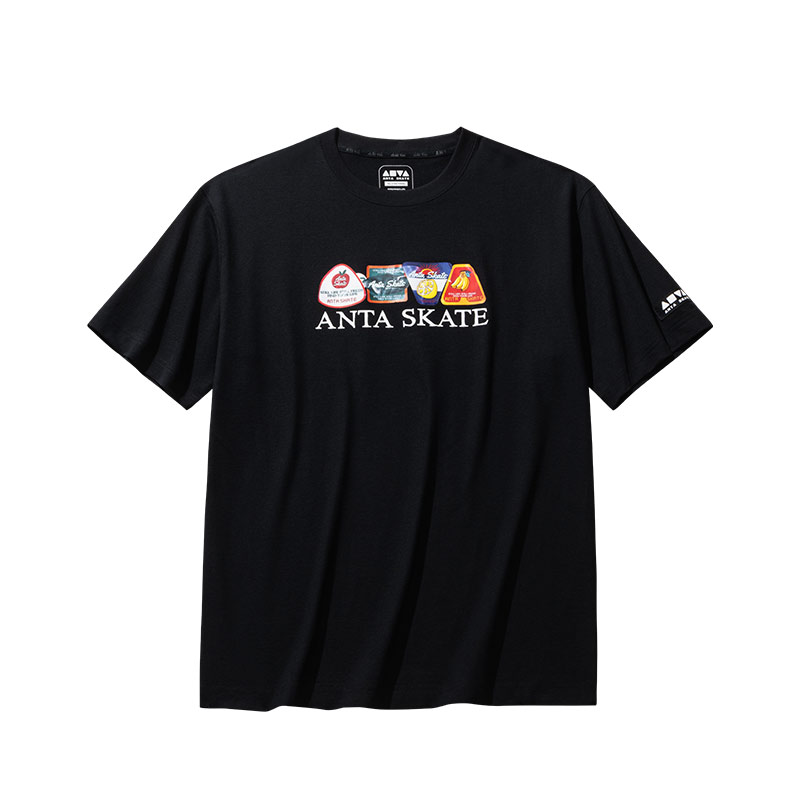 

ANTA Футболка мужская базовая Black, Черный, ANTA Футболка мужская базовая Black