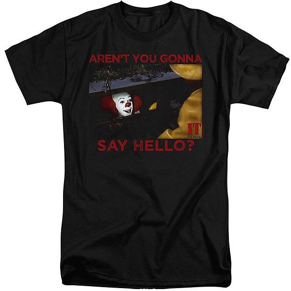 

Футболка с коротким рукавом It 1990 hello adult tall Licensed Character