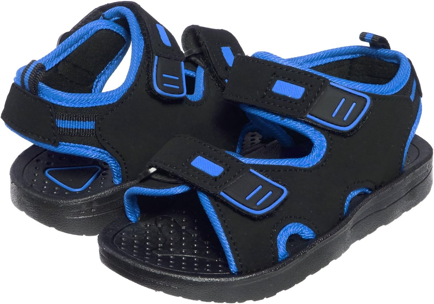 

Детские легкие сандалии Skysole с двойным регулируемым ремешком, черный