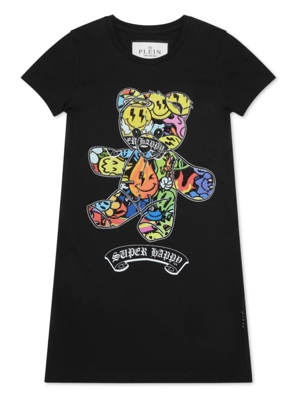 

Philipp Plein Junior платье Teddy Smile, черный