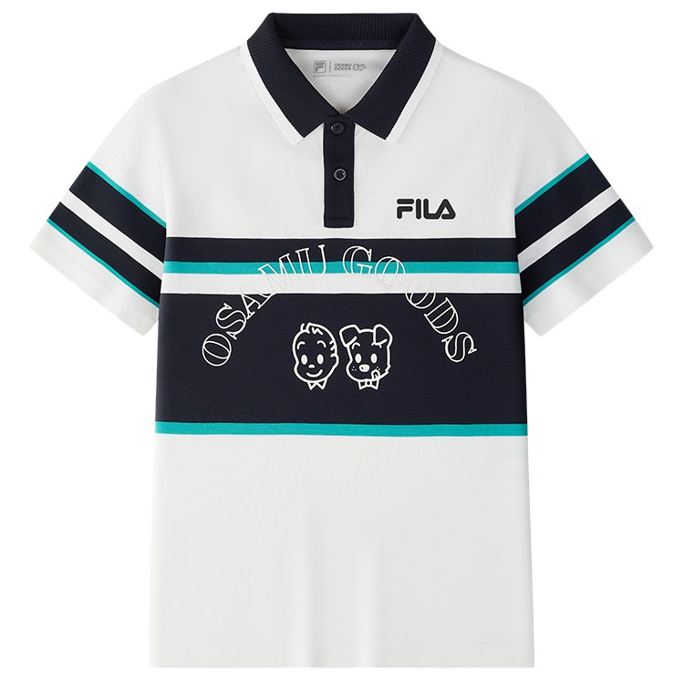 

Polo от YUANTIANZHI,LIANMINGKUAN стандартный FILA KIDS, белый