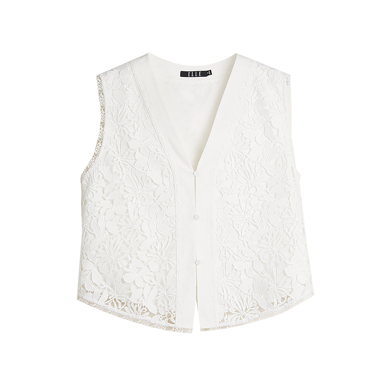 

ELLE Женский жилет White Moderate Business Suit