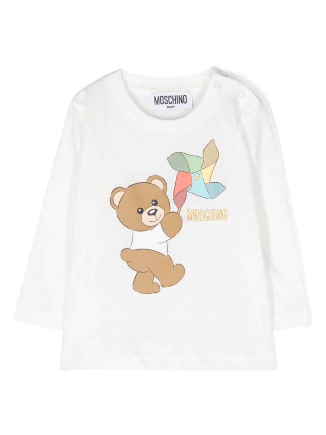 

Moschino Kids футболка Teddy Bear, белый